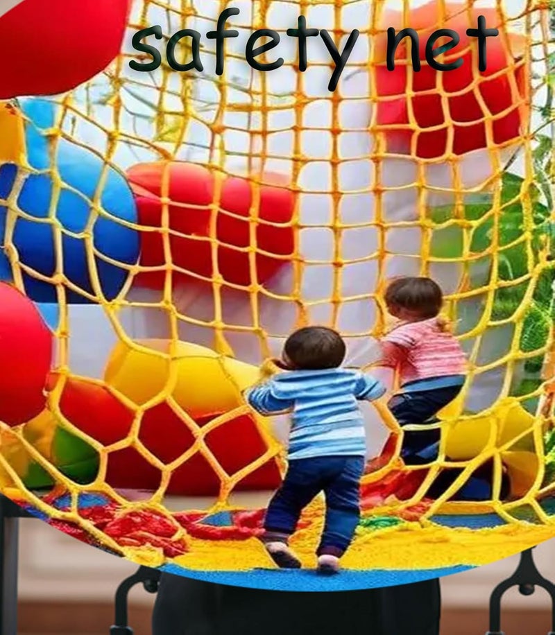 kingpou Climbing Net Balcony Netting for Pets, Stairway for Balcony,Baseball Softball Net Sports Netting for Railings,Playground,Kids Safety net Rope,Driveway Nets 3.3X6.6FT - Image 4